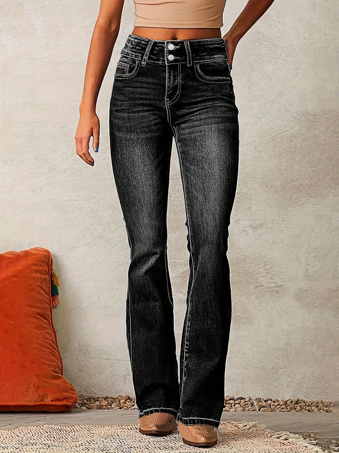 Liva | High Waisted Flared Pants