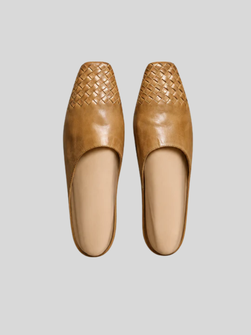 Helma Genuine Leather Mules