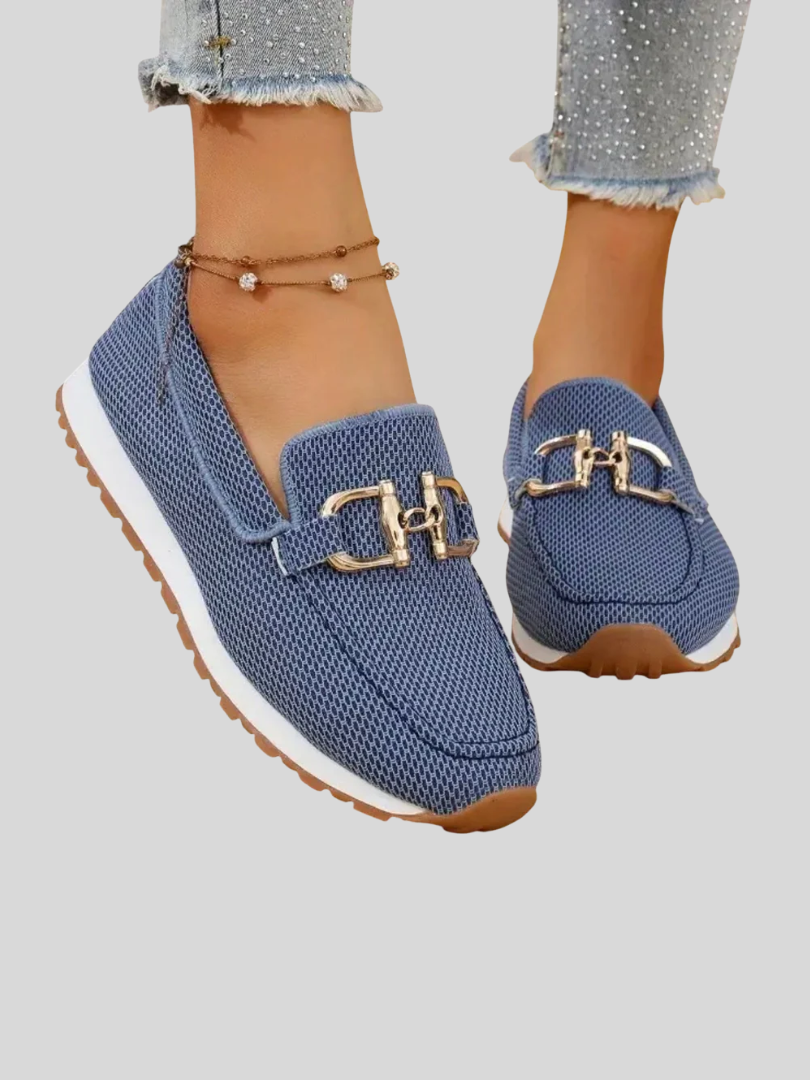 Horsebit Detail Comfort Real Leather Loafers