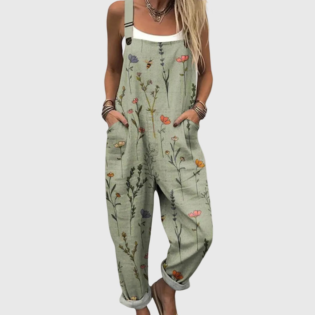 Comfortable Printed Jumpsuit