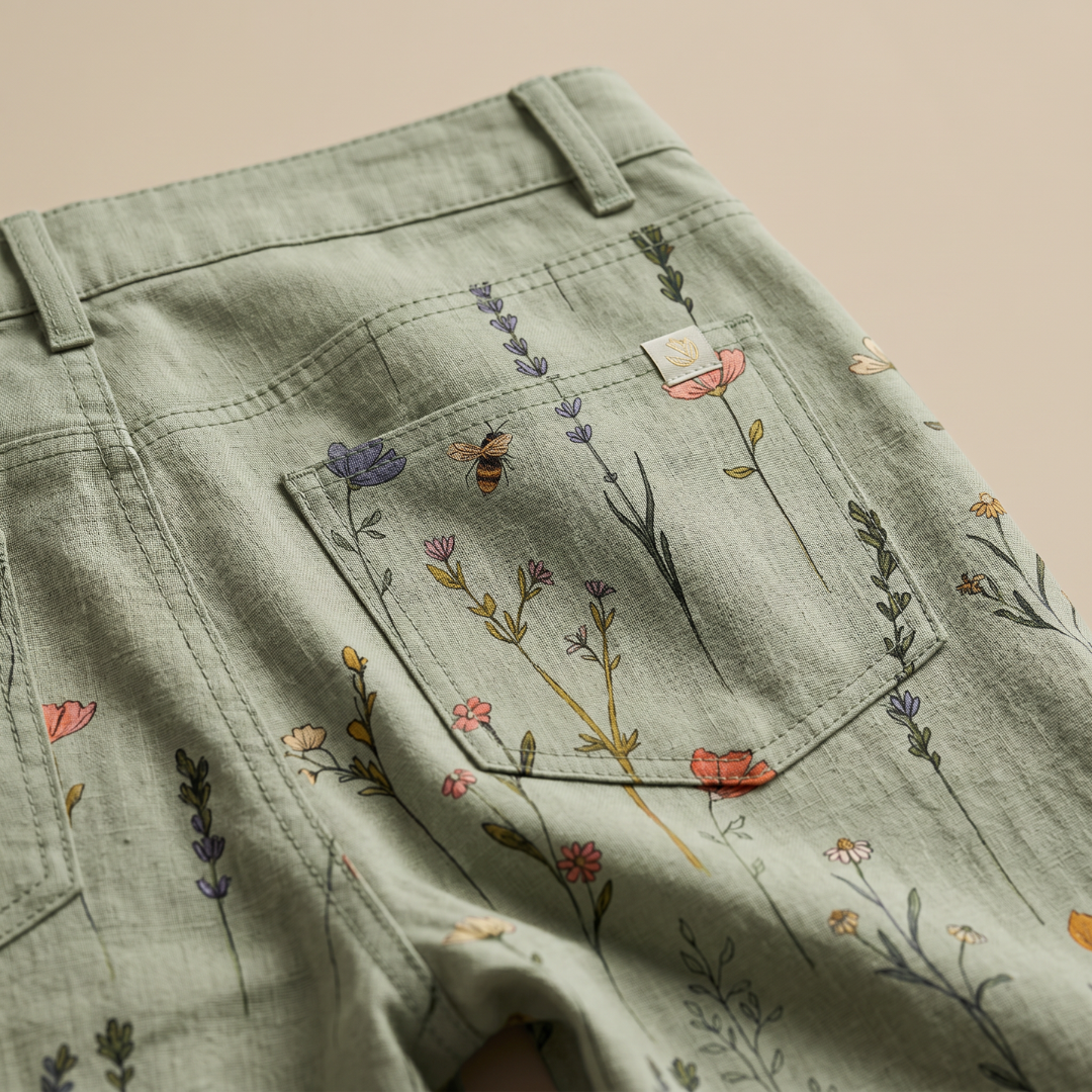 Comfortable Printed Overalls