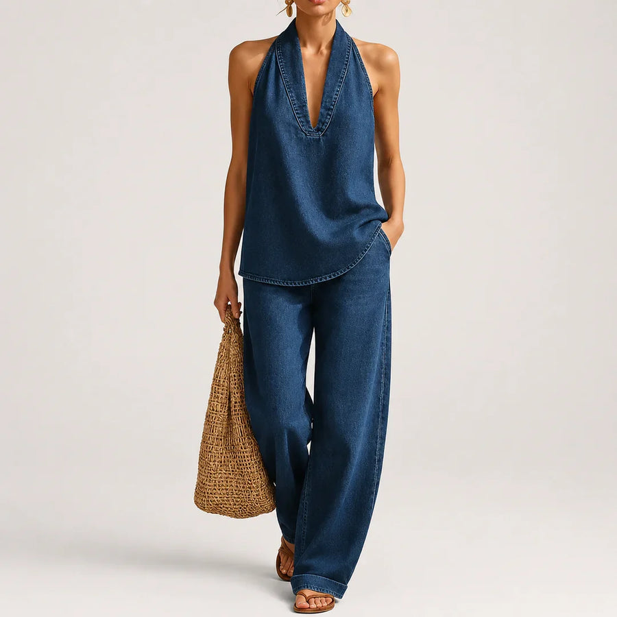 Telma Defined and Elegant Cut Jumpsuit