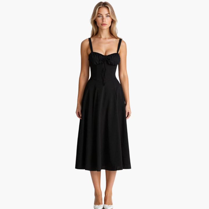 Elle | Corset Midi Dress