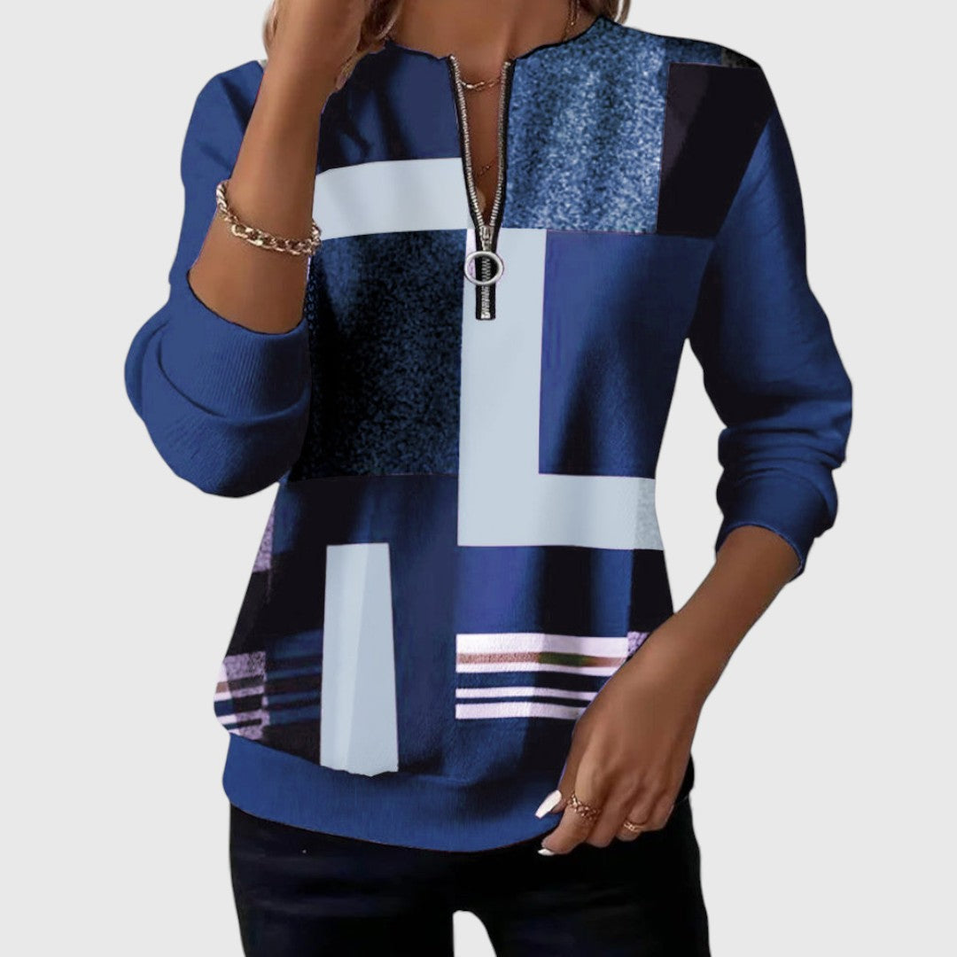 Hannah | Casual Half-Zip Sweater