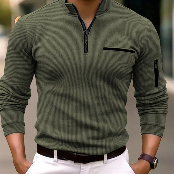 Mark | Long Sleeve Shirt with Zipper