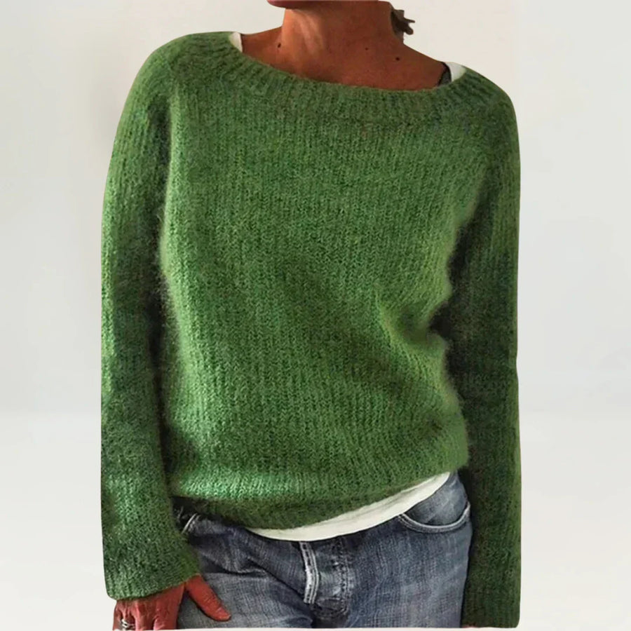 ROSE | COZY SWEATER GREEN