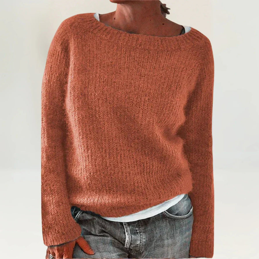 ROSE | COZY SWEATER ORANGE