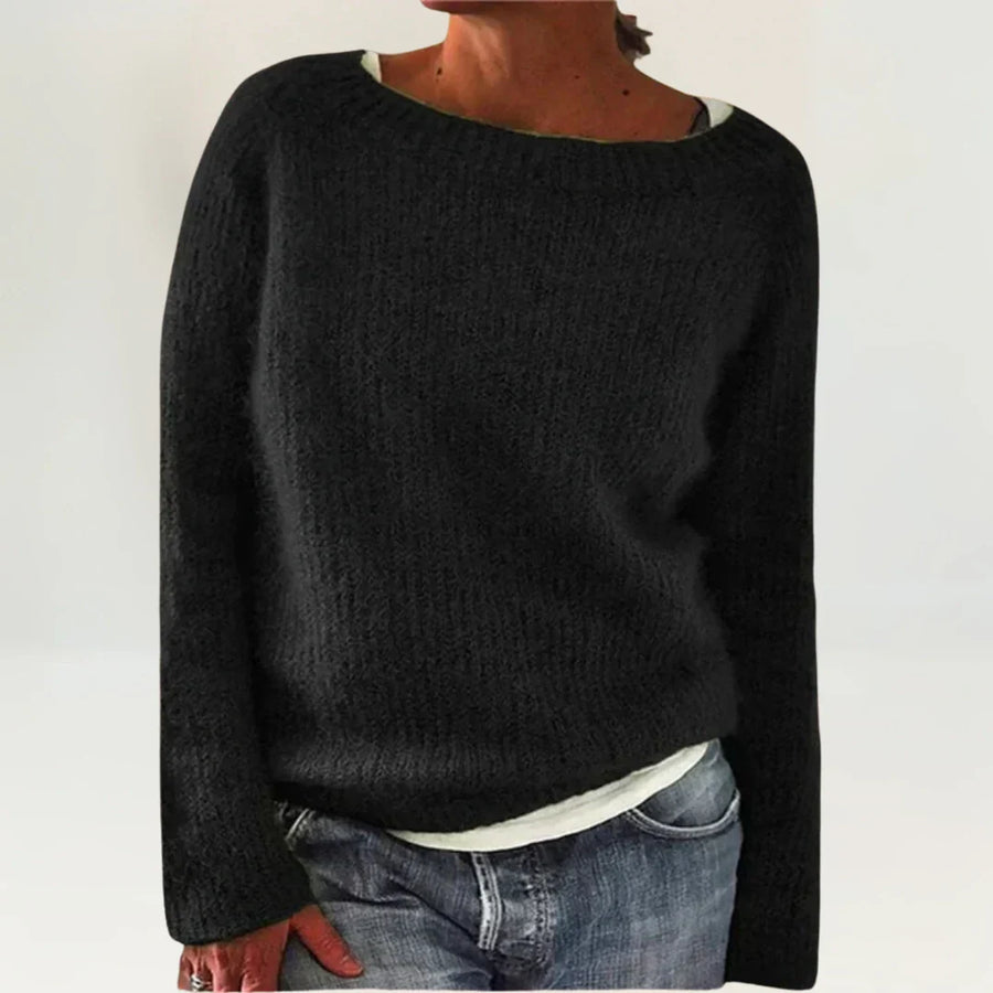 ROSE | COZY SWEATER BLACK