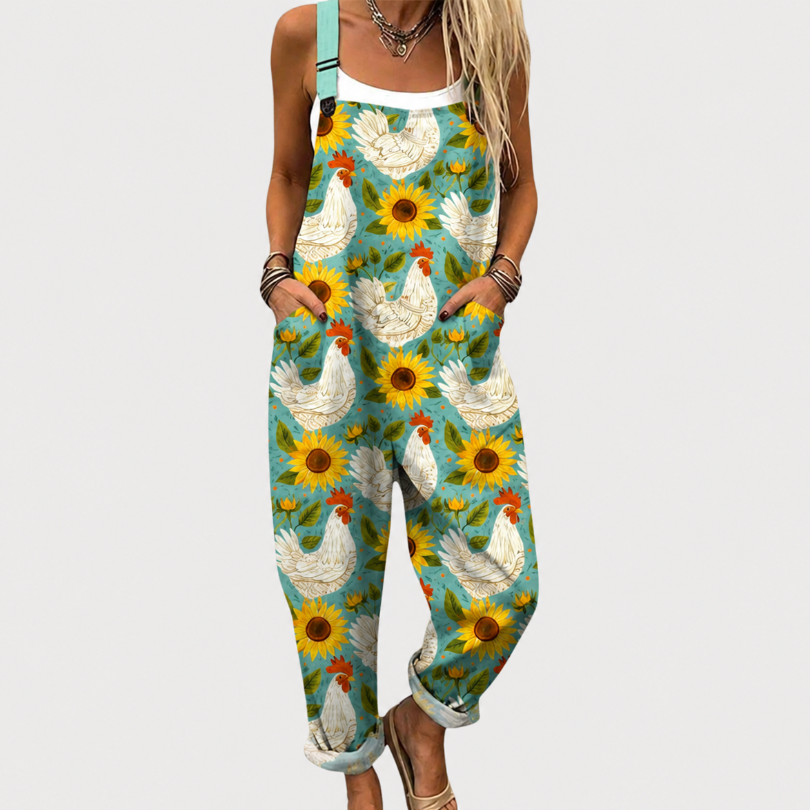 Comfortable Printed Jumpsuit