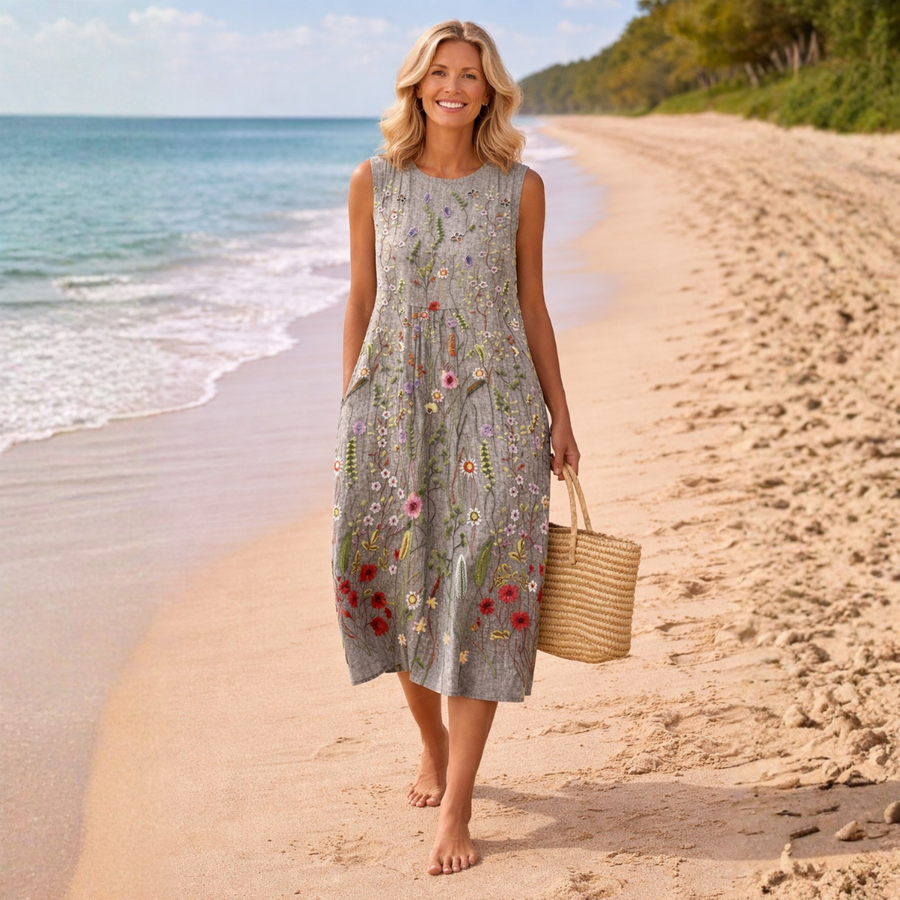 Belle | Wildflower Midi Dress