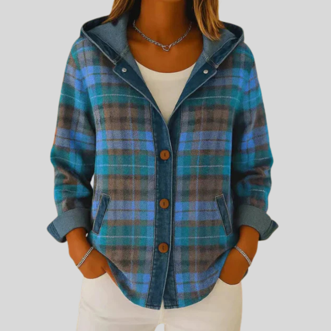 Hildred™ | Lined Checked Shacket