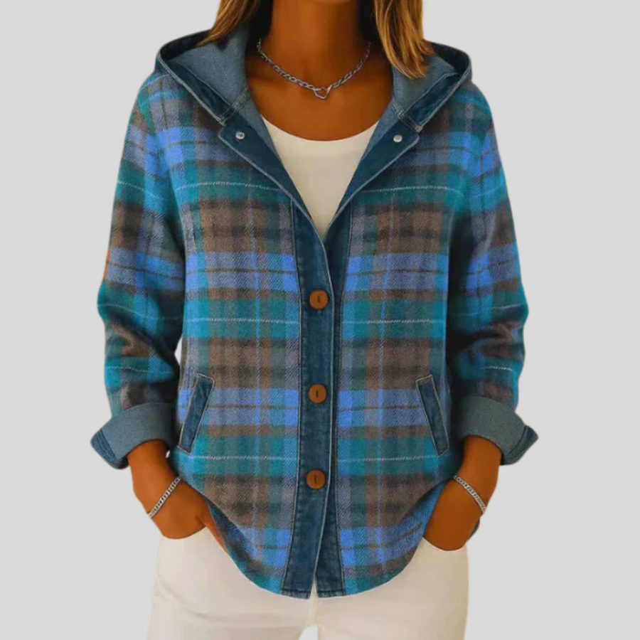 Hildred™ | Lined Checked Shacket