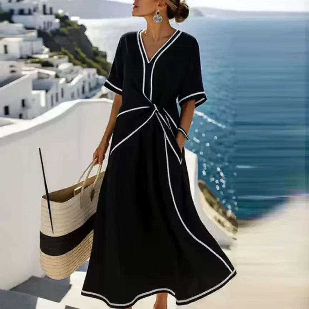 Mila | Elegant Dress with Flattering Waist and Vacation Chic