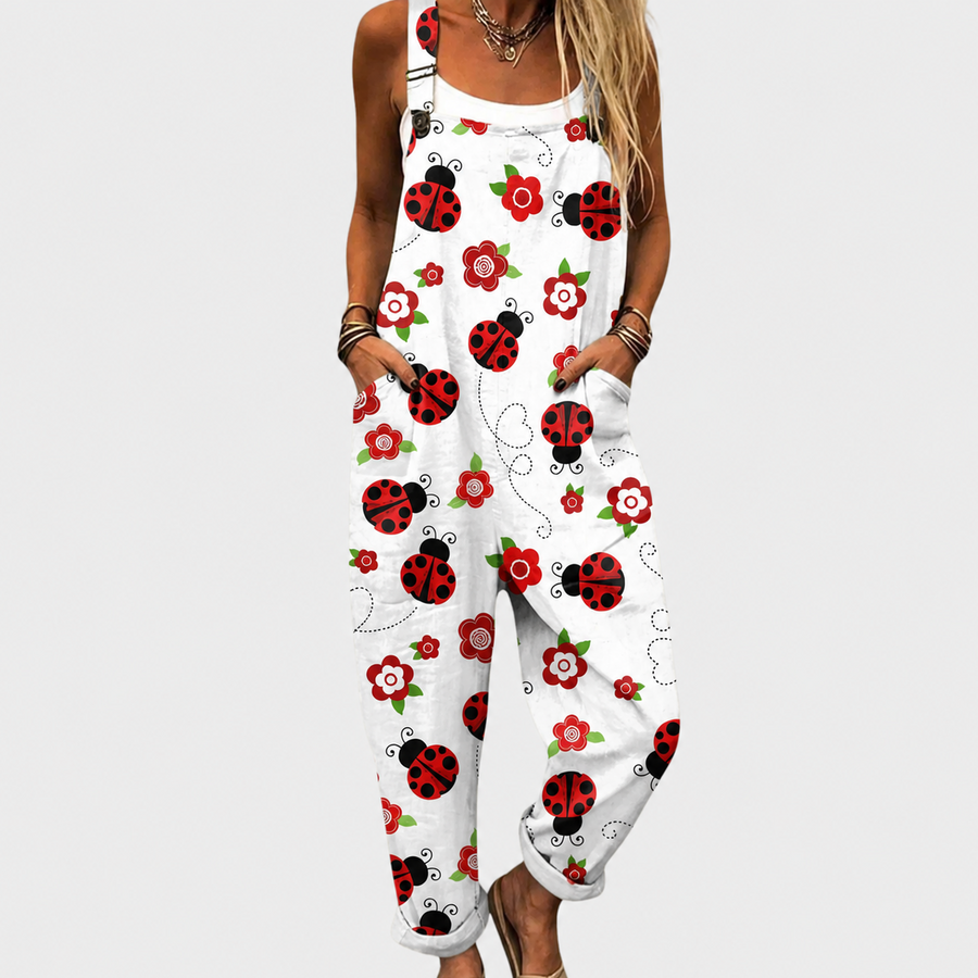 Comfortable Printed Jumpsuit