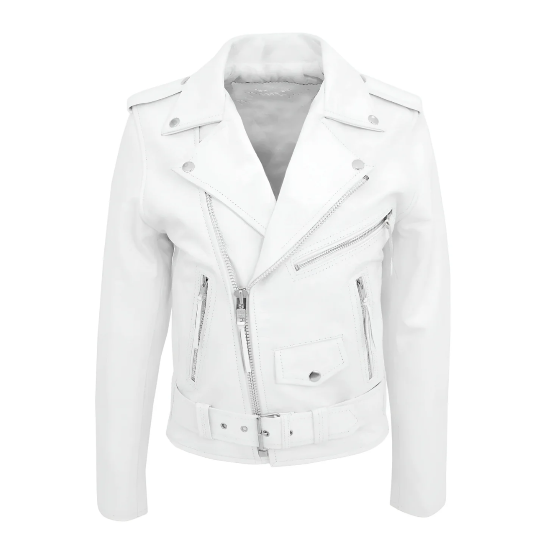 Ray | Classic Leather Biker Jacket