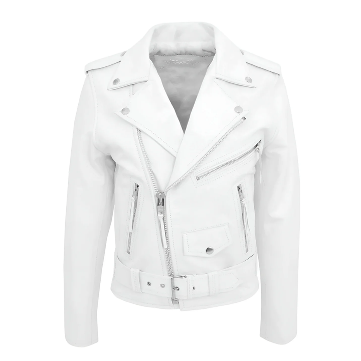 Ray | Classic Leather Biker Jacket