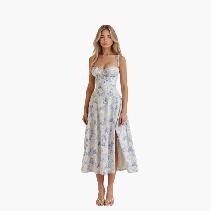 Elle | Corset Midi Dress