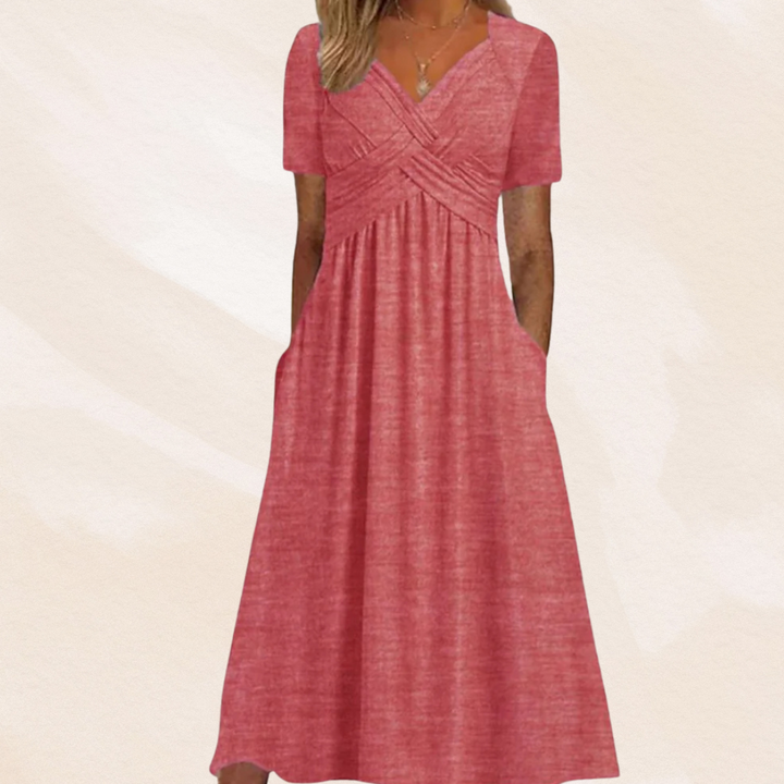 Ida | Stylish V-Neck Dress
