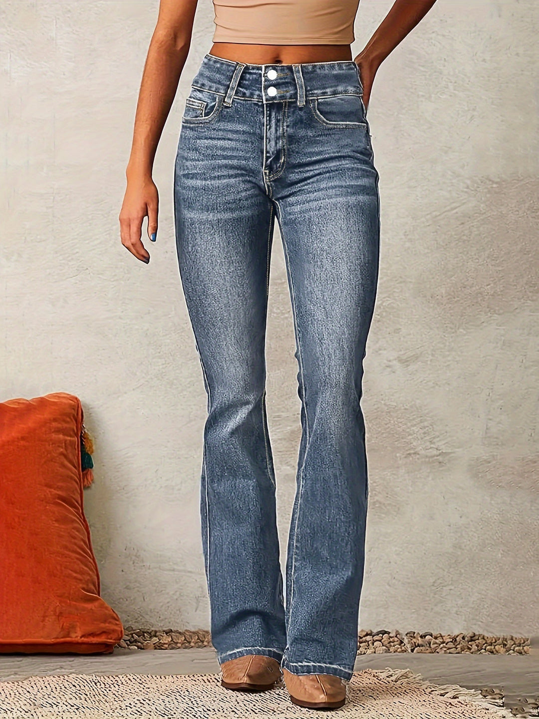 Liva | High Waisted Flared Pants