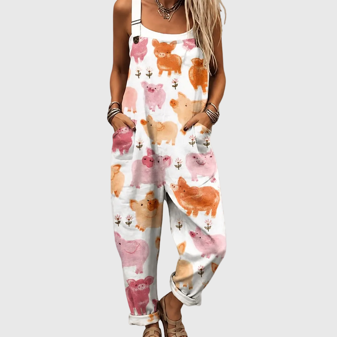 Country Piglet Jumpsuit