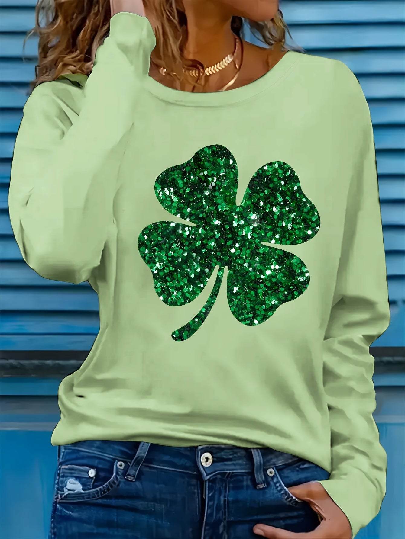 Emery - Clover Print Sweatshirt
