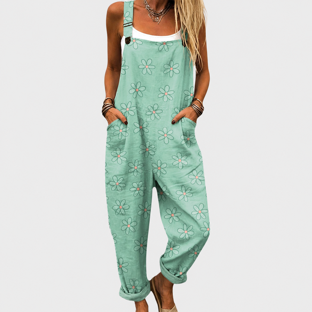 Comfortable Printed Jumpsuit