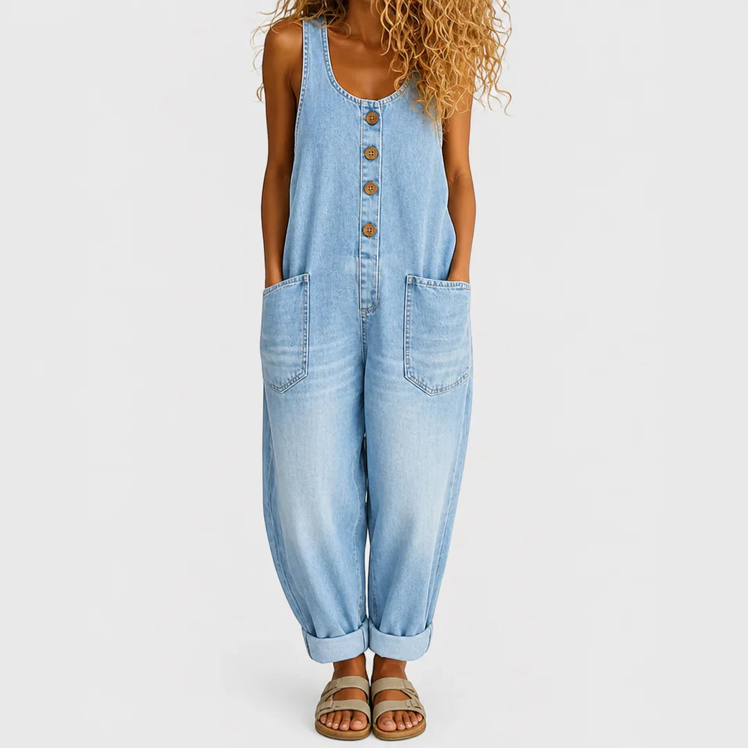 Andrea Loose and Comfortable Design Jumpsuit