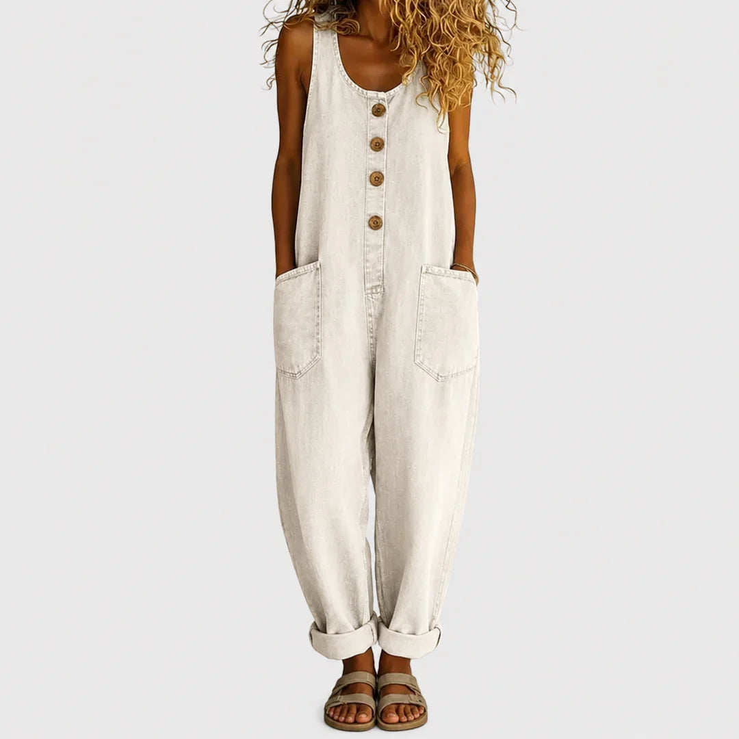 Andrea Loose and Comfortable Design Jumpsuit