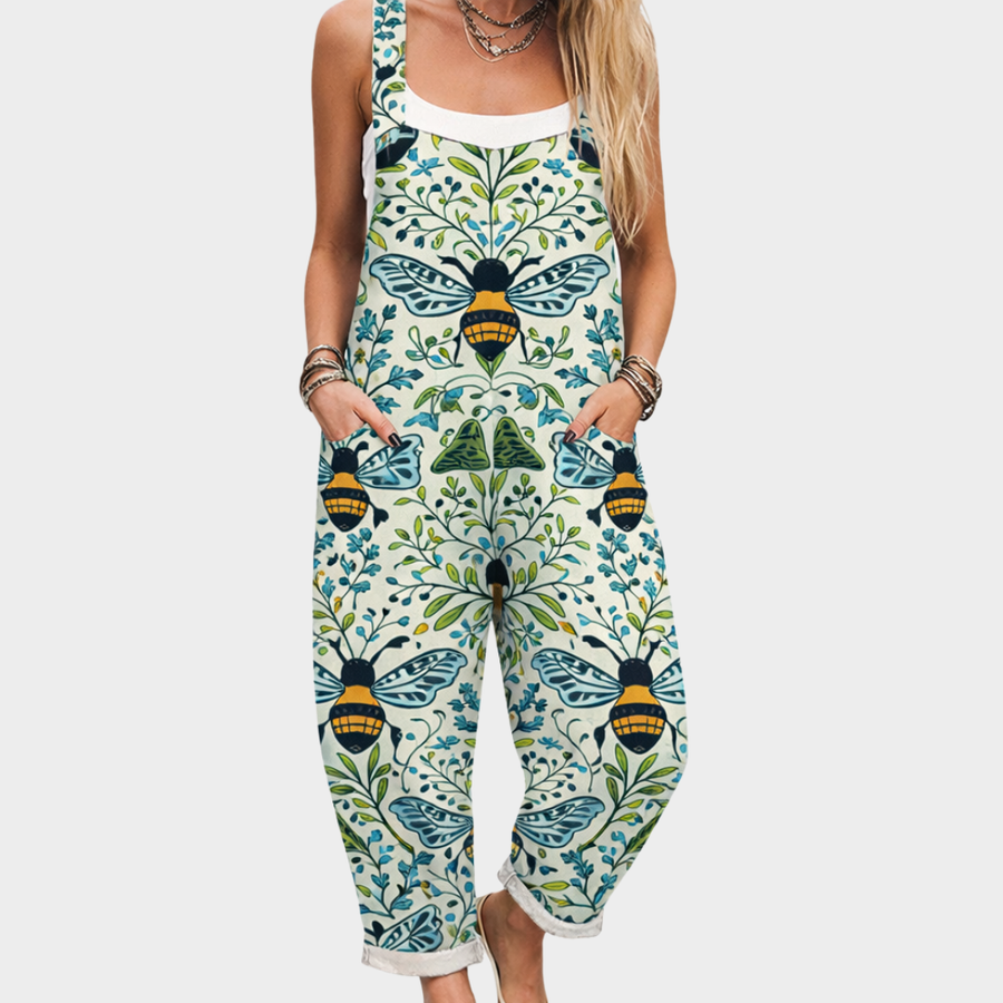 Comfortable Printed Jumpsuit