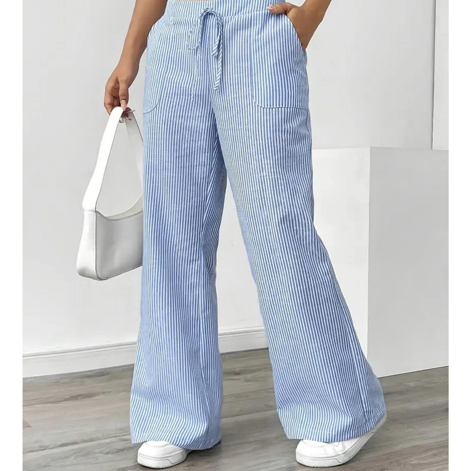 Amber™ | Striped Pant With Pockets