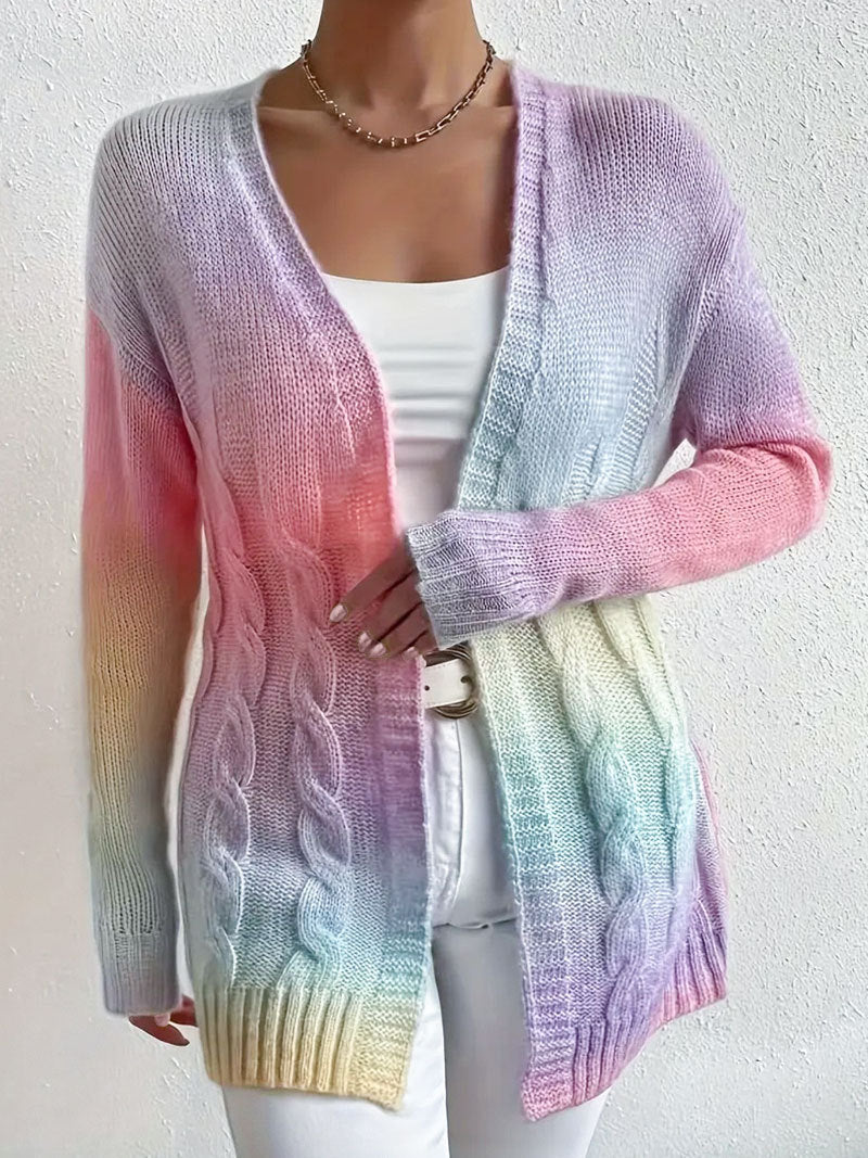 Long Cardigan Sweater - Open Front Soft Knit Duster Cardigan
