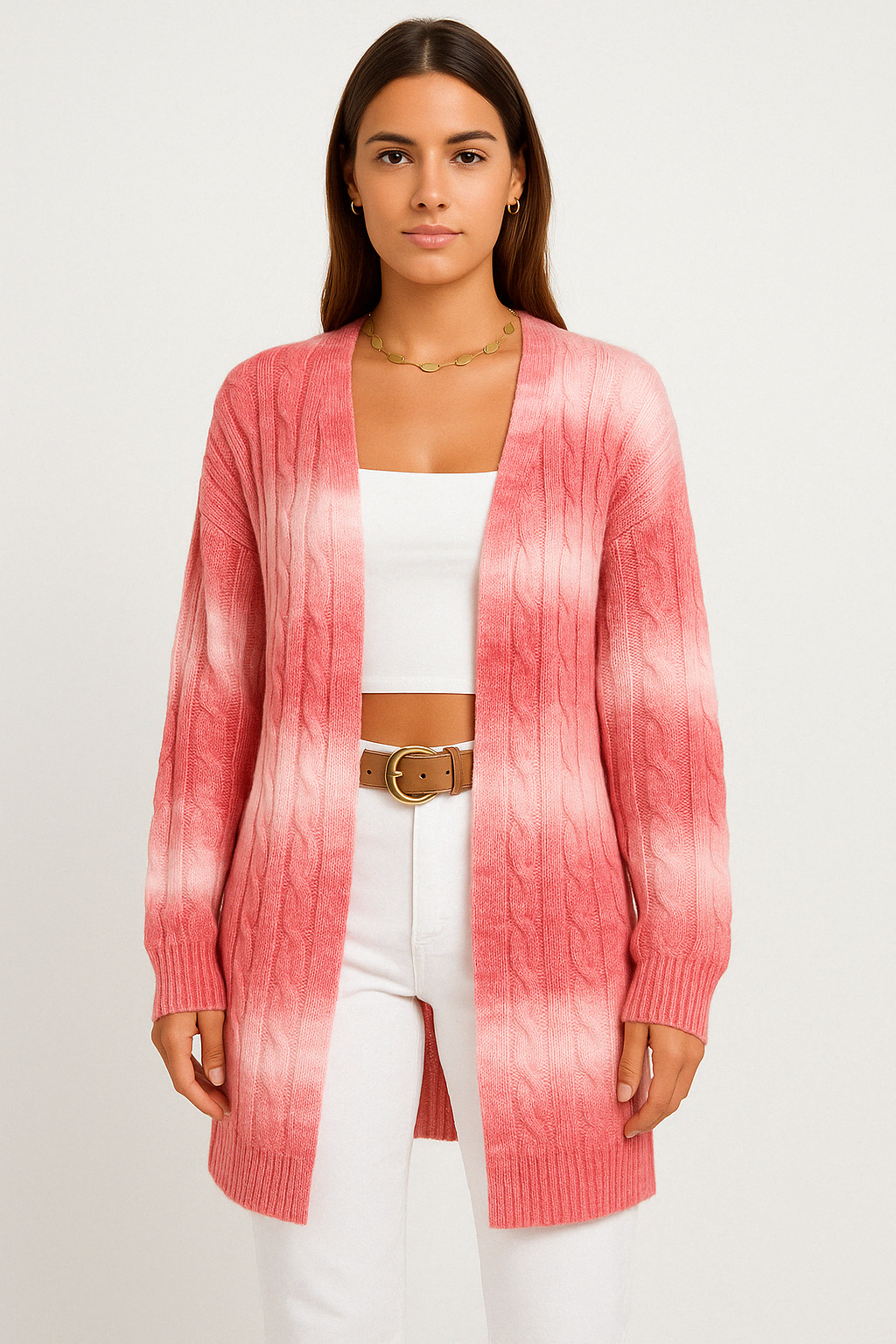 Long Cardigan Sweater - Open Front Soft Knit Duster Cardigan