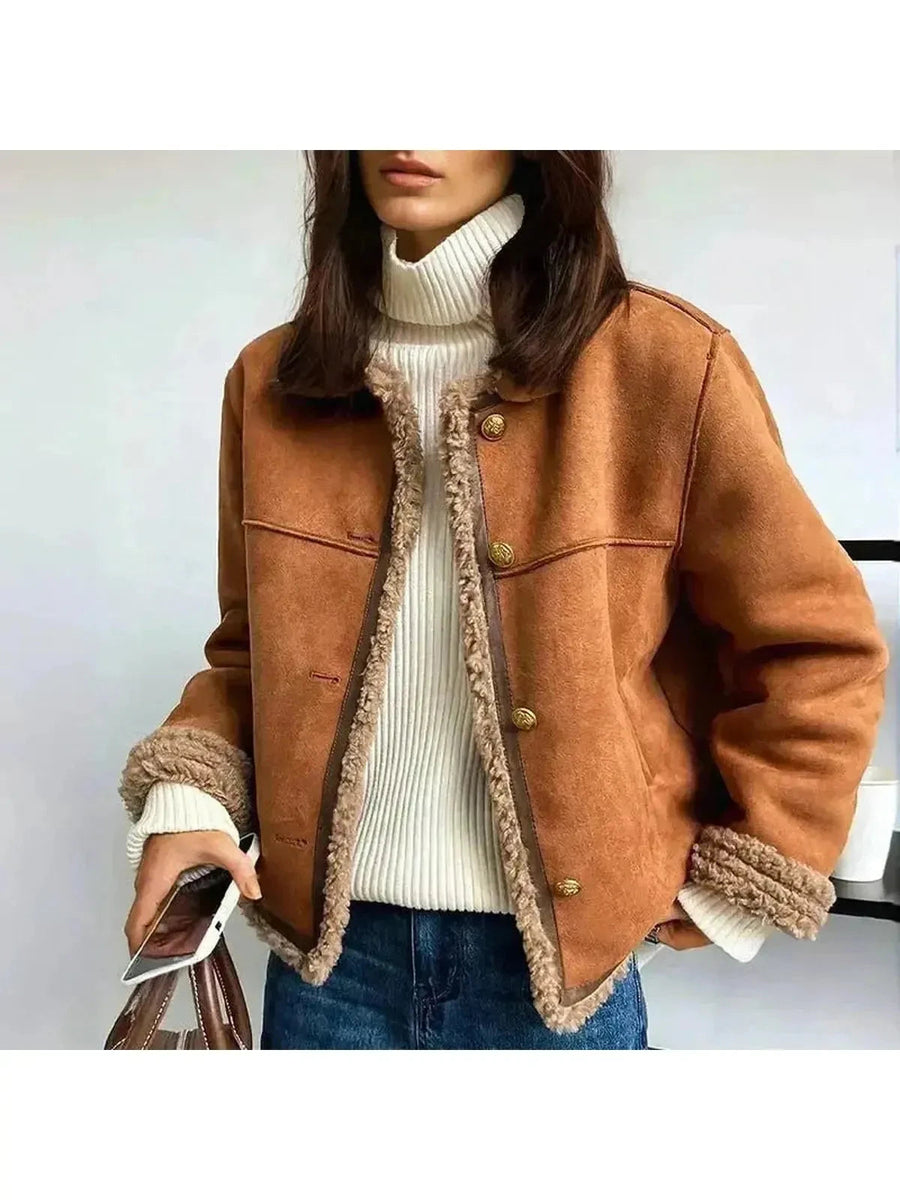 Quilted Mid-Length Puffer Jacket with Cinched Waist