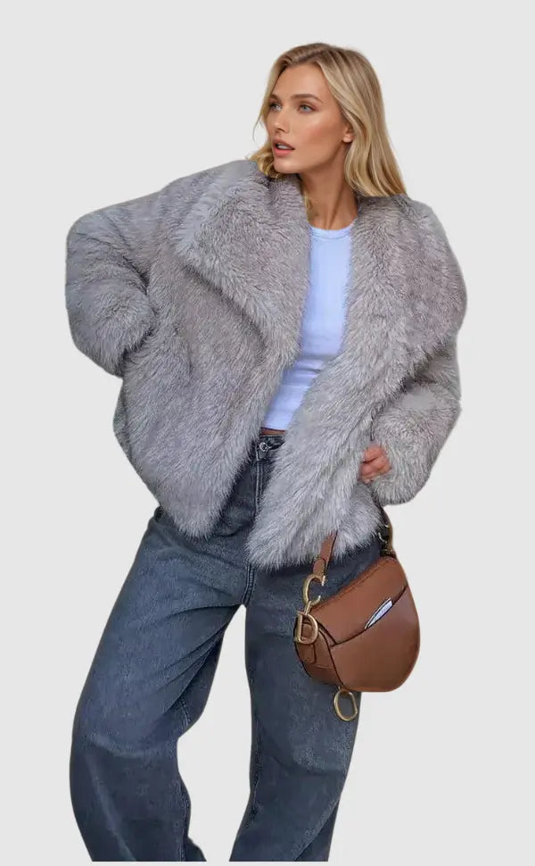 Women's Fluffy Faux Fur Jacket