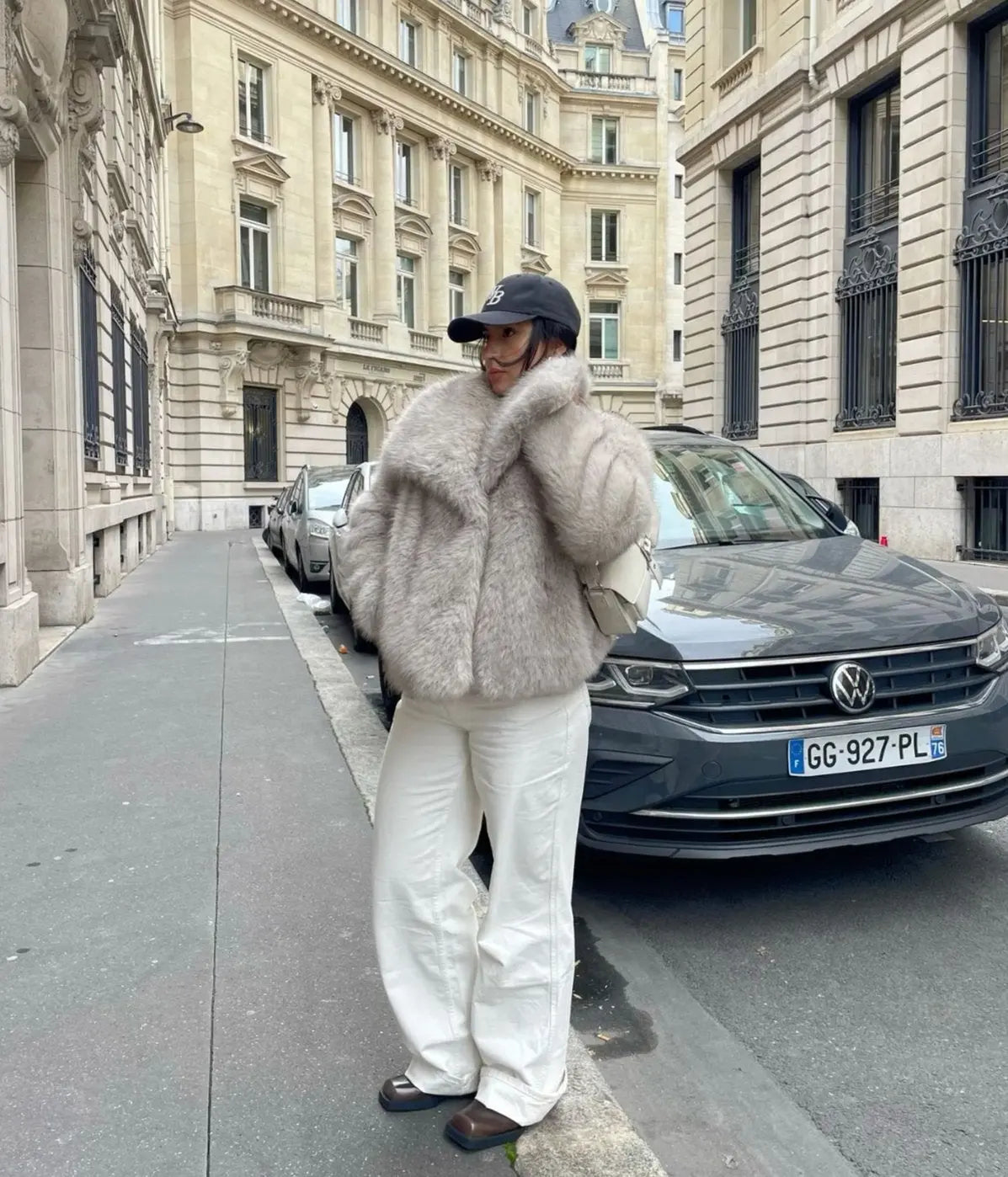 Women's Fluffy Faux Fur Jacket
