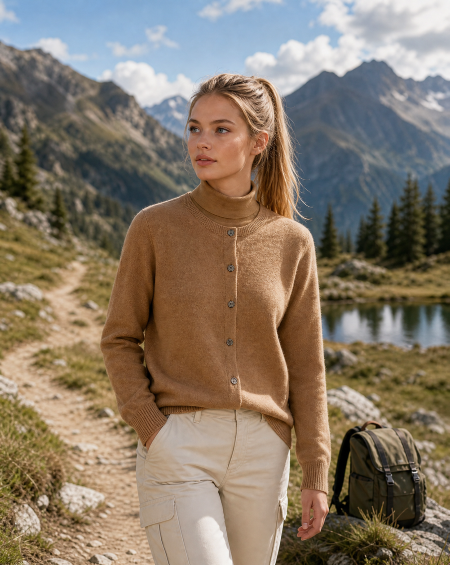 Soft Button Cardigan