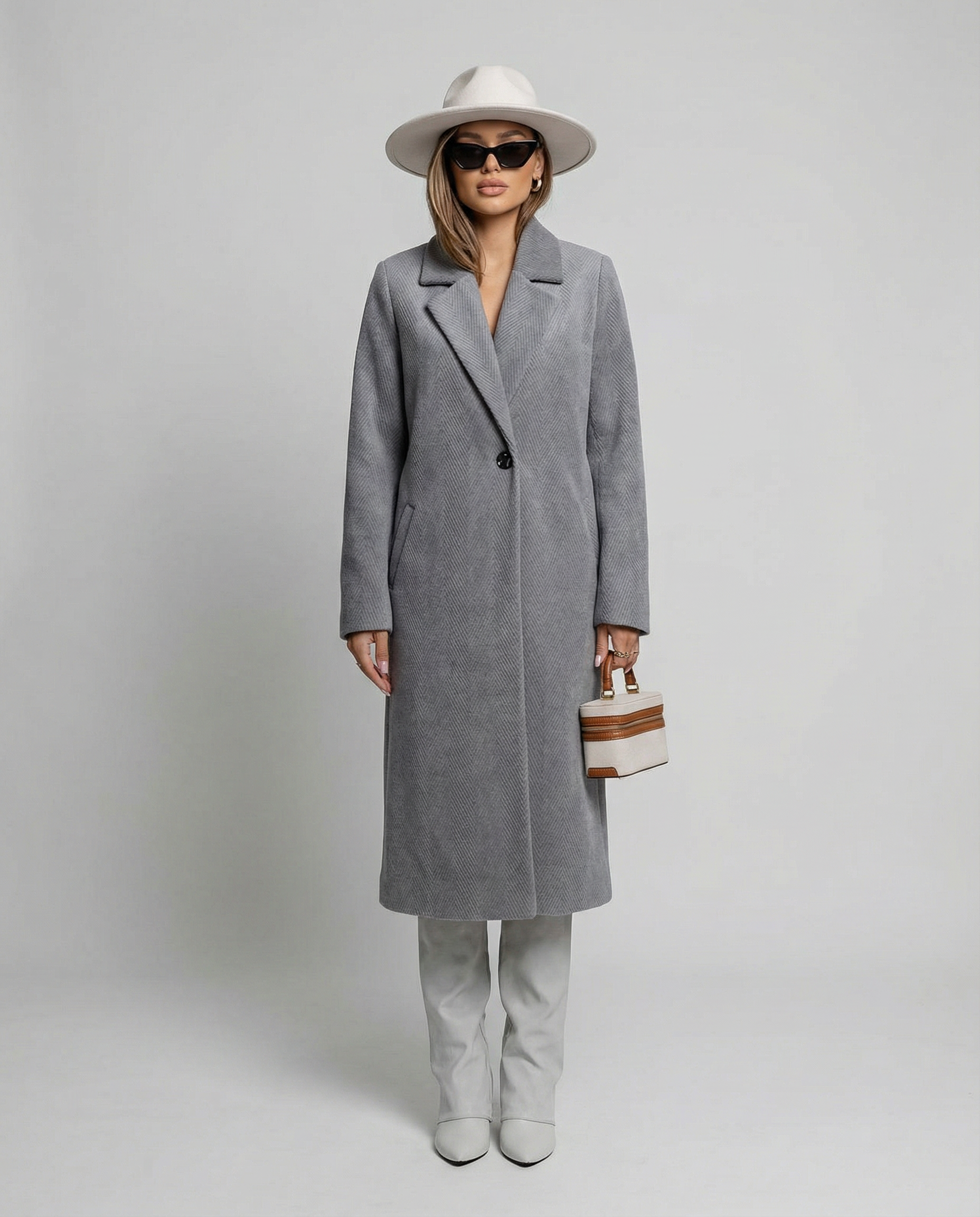 Trench Coat – Stylish Mid-Long Design for Work and Casual Wear