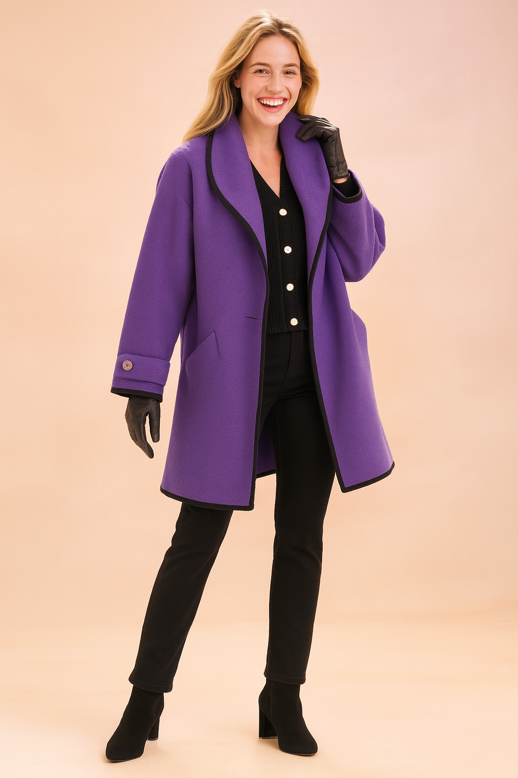 Stylish Warm Padded Mid-Length Winter Jacket for Women