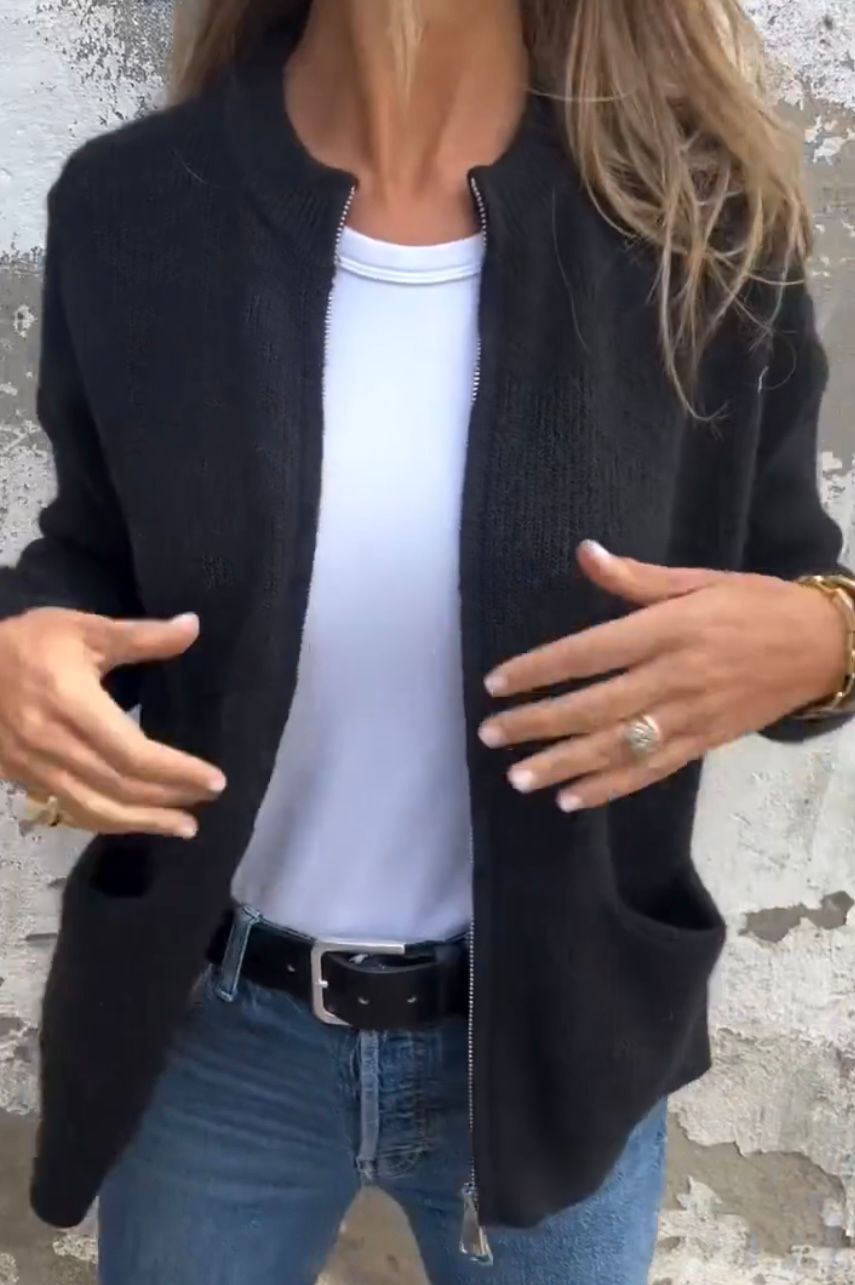 Women's minimal design Cardigan