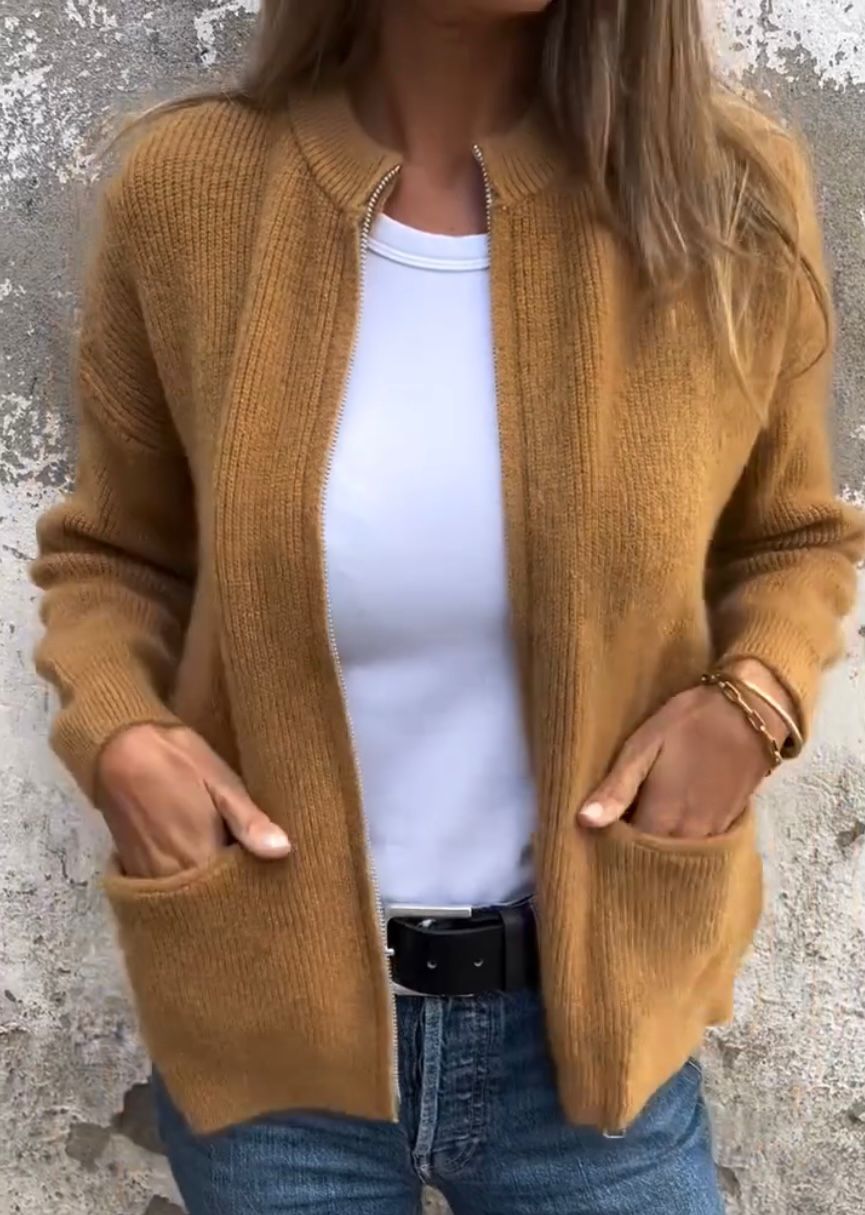 Women's minimal design Cardigan