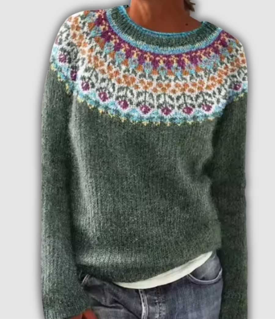 THE SAFIRA | RETRO SWEATER