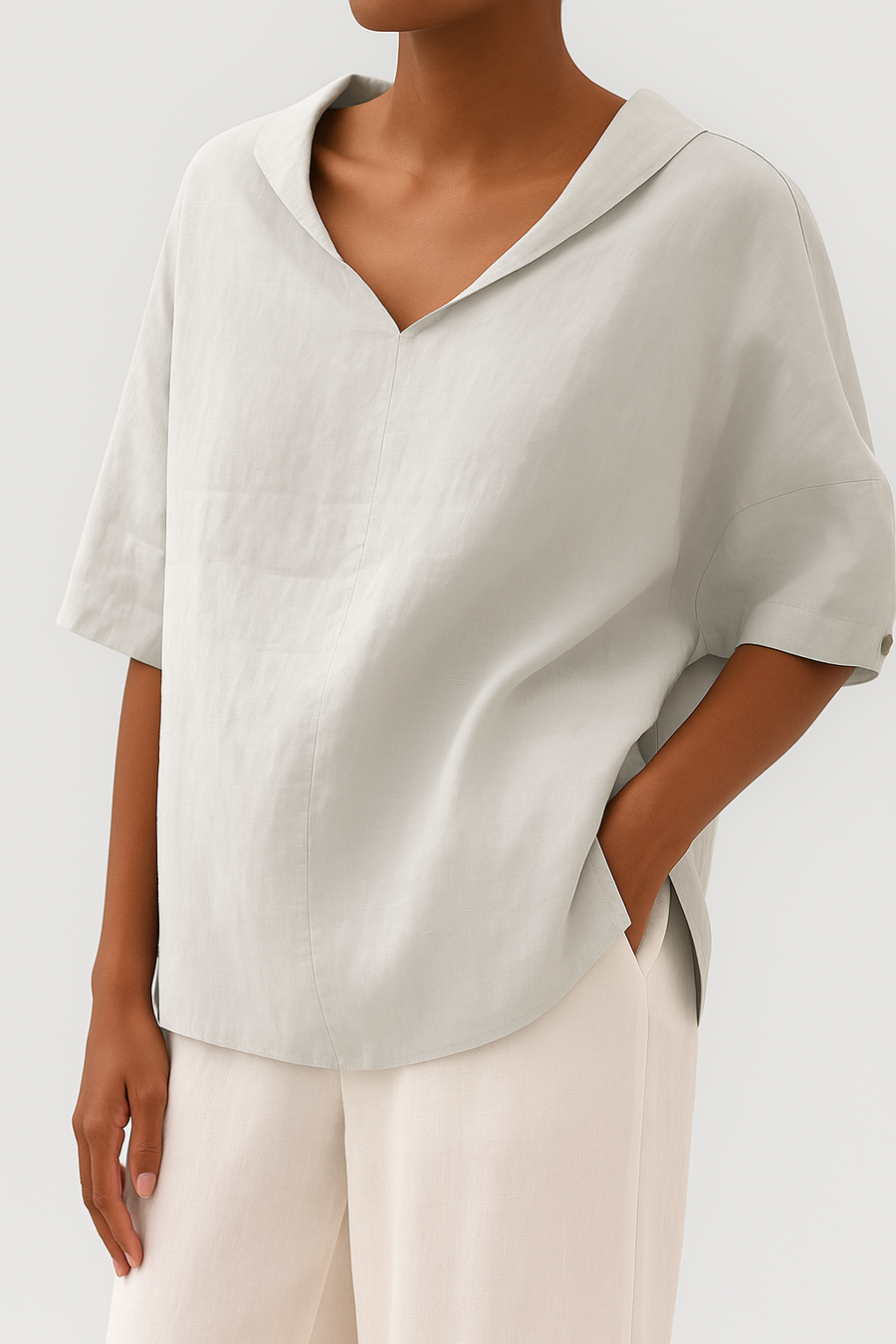 Emily - Stylish V-Neck Everyday Blouse