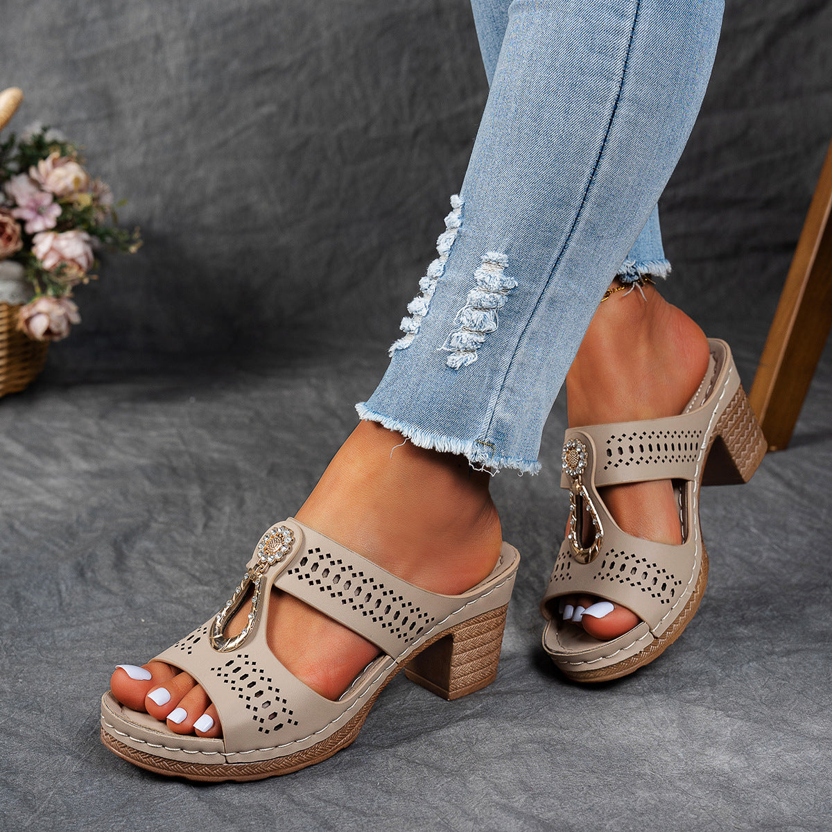 Linda | High Heel Orthopedic Comfort Sandals