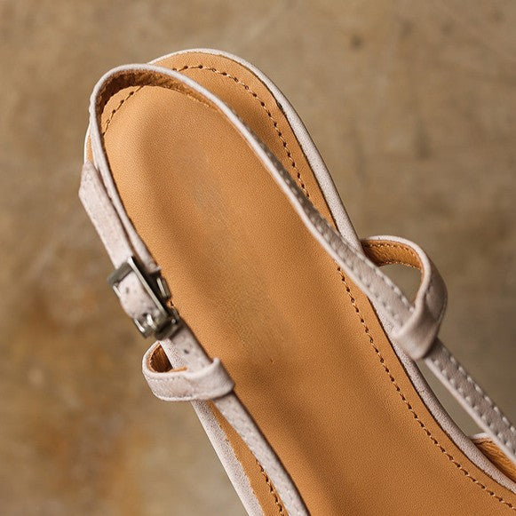 Serelle | Leather Slingback Heels