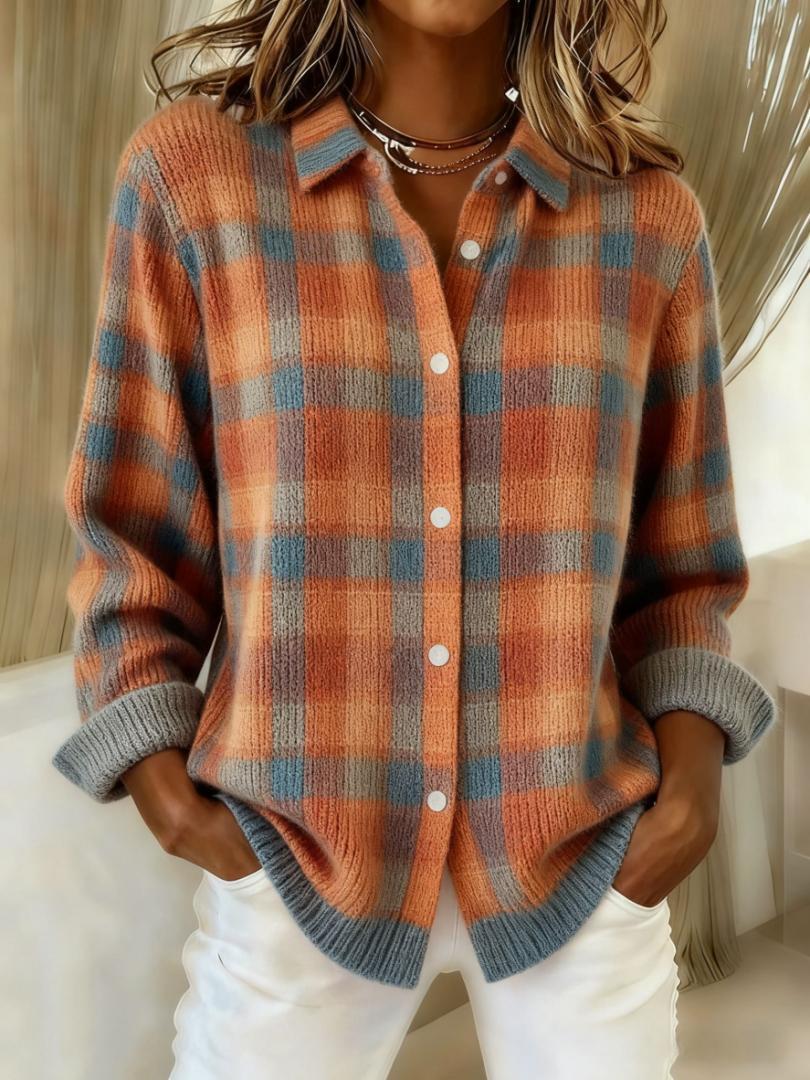 Sofia | Checked Everyday Cardigan
