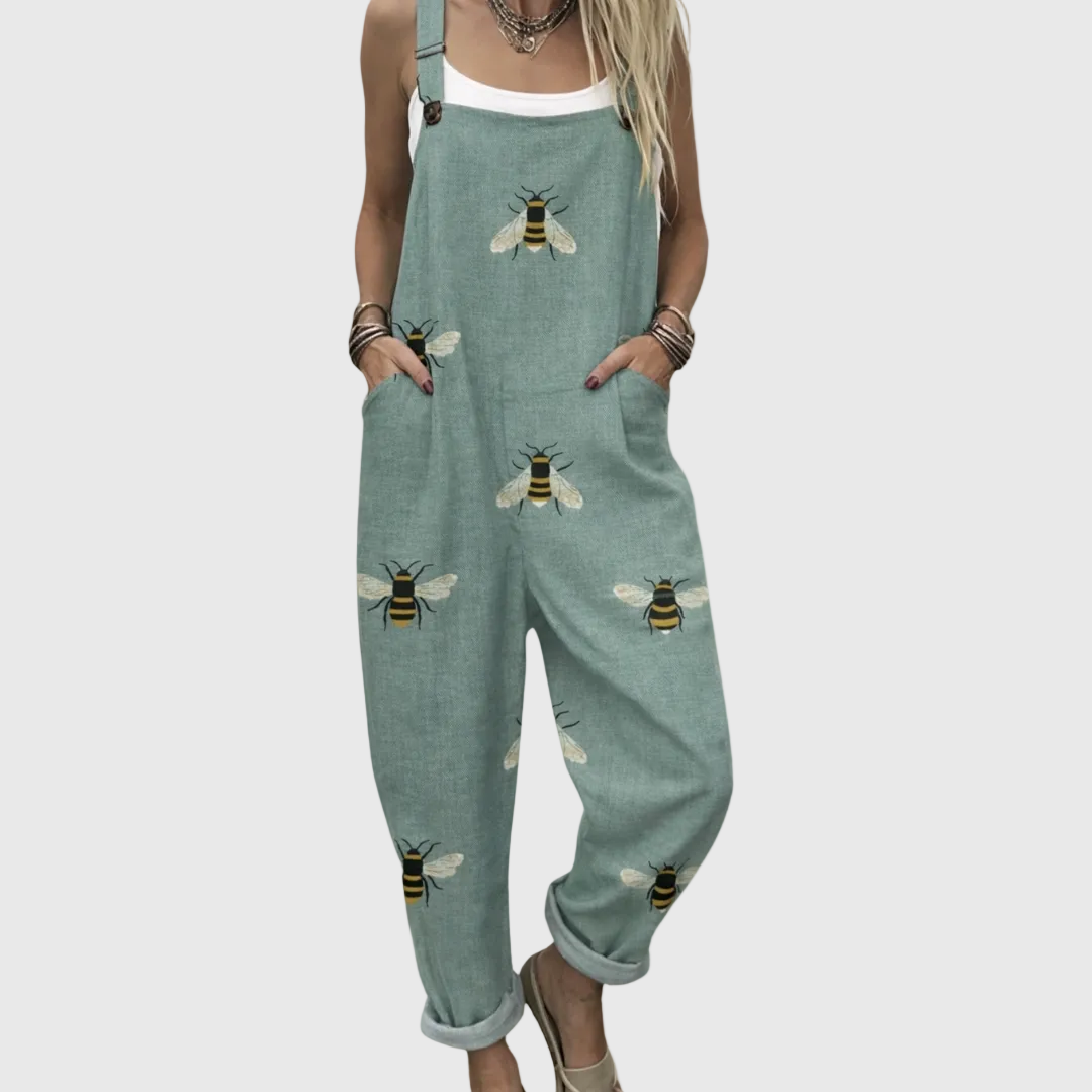 Comfortable Printed Jumpsuit