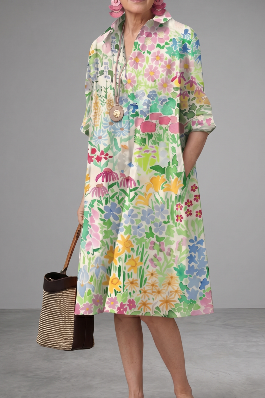 Paige | Elegant and tailored midi dress