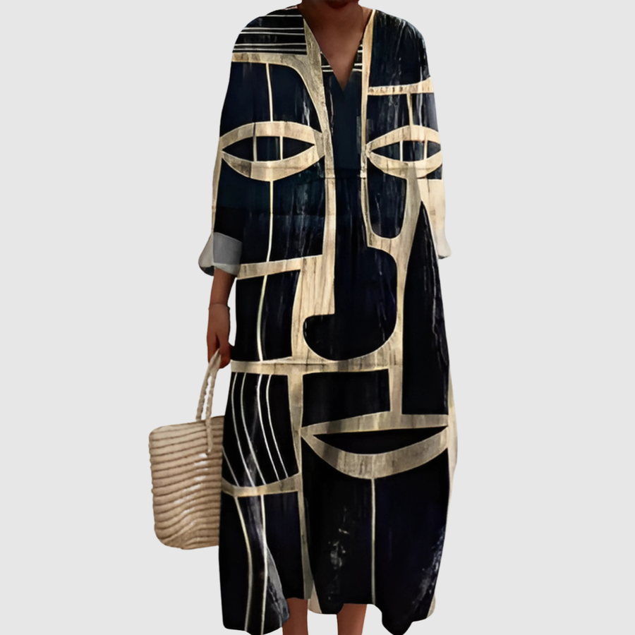 Luna | Prism Print Dress