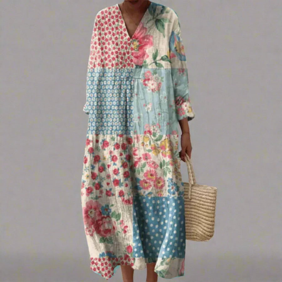 EMMA ABSTRACT DRESS