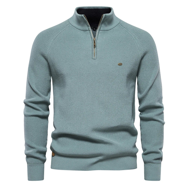 Alan | Classic Quarter-Zip Sweater